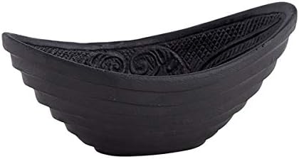 Versatile Oval Cast Iron Small Serving Bowl, 6 1/2 Inch
