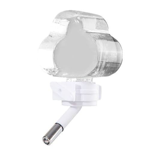 Uqezagpa 小型ペット用ウォーターディスペンサー ケージ取り付け式 ウサギ用給水器 漏れ防止 水飲みボトル