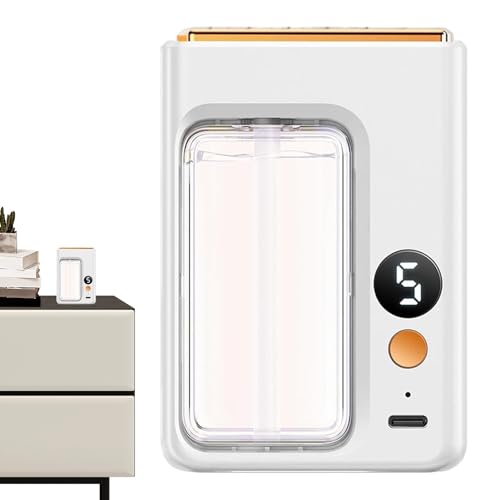 Niesel Difusor automático de fragancia, difusor de niebla fría con pantalla digital, difusor de niebla fría con 5 modos, humidificador de aceite fragante y vaporizador