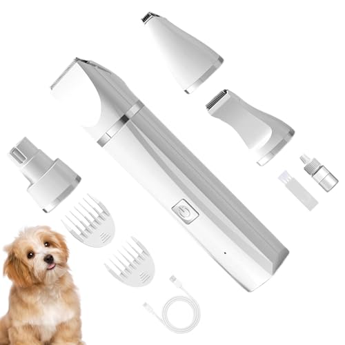 Aparador de patas para cães, Aparador de patas para cães, Barbeador elétrico de cabelo sem fio para