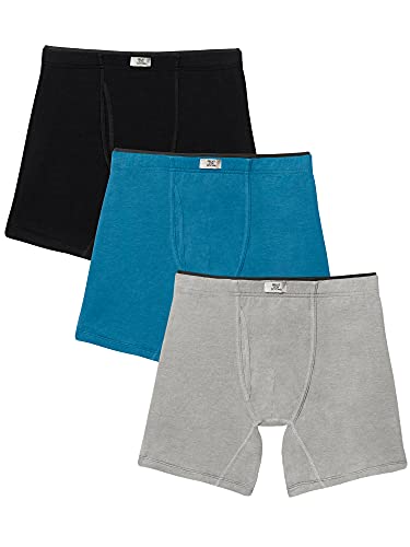 Fruit of the Loom Men's Crafted Comfort Stretch Boxer Briefs