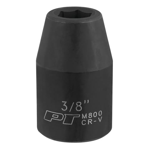 Image of Performance Tool M800 1 /2 Drive 3 /8 6-Point Impact Socket - Heavy Duty Socket for Tough Jobs and High Torque Applications