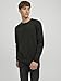 JACK & JONES Herren Jjebasic Knit Crew Neck Noos Pullover, Forest Night/Detail:Twisted with Black, L