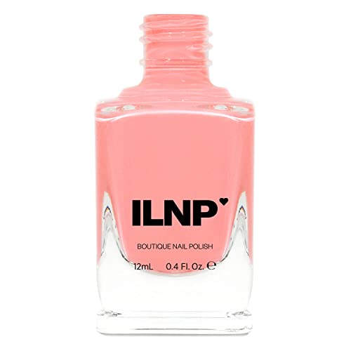 Image of ILNP Hailey - Soft Hibiscus Pink Holographic Nail Polish