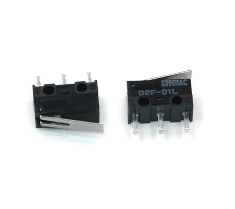 Gaming Mouse Micro Switch Mouse Button with Pressing Handle D2F-L D2F-01L D2F-FL D2F-01FL D2F-L2 D2F-L3 D2F-L-D3 D2F-FL-D3 - (Color: D2F-L)