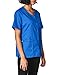 WonderWink Women's Wonderwork Short Sleeve Snap Jacket, Royal, Small