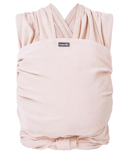 Hoppediz Elastisches Babytragetuch für Neugeborene ab Geburt...