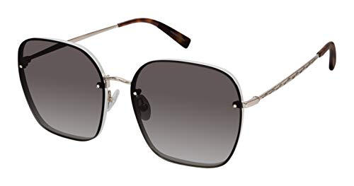Rebecca Minkoff Women's Gloria 3/S Square Sunglasses, Gold Cream, 60mm, 17mm