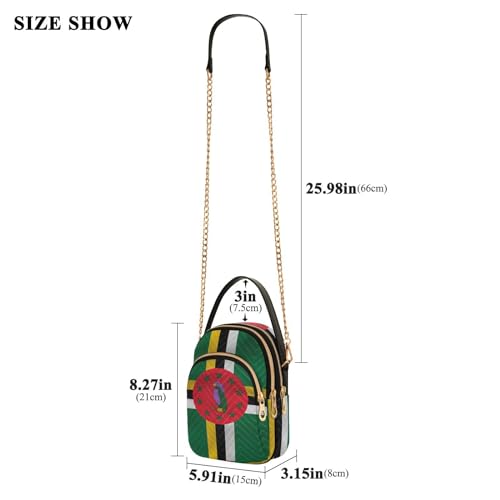 Image of Patriot Flag Cell Phone Purse Crossbody Handbag Durable Shoulder Bag Sturdy Travel Pouch