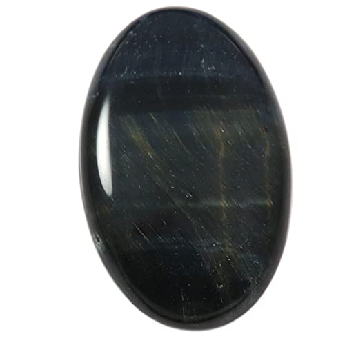 Cabochon en pierre précieuse naturelle œil de tigre bleu 53,25 carats, cadeau idéal pour collectionneur