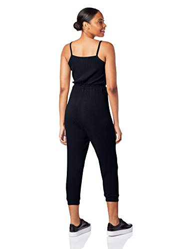 Vestido Casual Macacão, Mercatto, Feminino, Preto, M