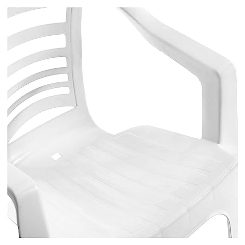 Cadeira Poltrona De Plastico Natal Branca