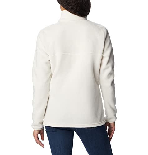 Image of Columbia Womens Benton Springs Half Snap II Pull Over Fleece Jacket, Dark Stone /Canoe /Vintage Blue, 3X
