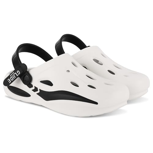Image of BEONZA Men's Ultra Premium Classic Casual Clogs /Sandals with Adjustable Back Strap for Adults | Comfortable & Light Weight | Stylish & Anti-Skid | Waterproof & Daily Mules for Gents /Boys