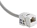 CableCreation Cat6 Keystone Jack RJ45 Keystone Jack, 20-Pack Keystone Cat6 Modular Female Connectors UL Listed, White