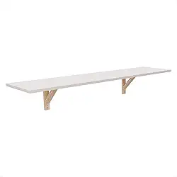 Mesa Suspensa Dobrável em MDF para Parede – Escrivaninha Compacta e Funcional para Sala e Quarto (90 x35)