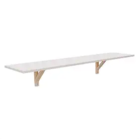 Mesa Suspensa Multifuncional Branca Home Office Estudos Gamer Cozinha Bancada Prateleira Moderna