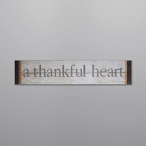 Creative Co-Op "A Thankful Heart Wood & Metal Wall Decor #TOP3