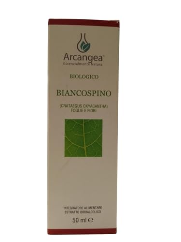 Biancospino gocce 50 ml, adatta ai vegani, senza coloranti, senza conservanti, rimedio per ansia e stress, migliora la qualità del sonno, proprietà benefiche sul sistema cardiovascolari