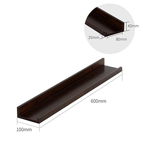 Étagère murale en bois massif 60cm pour optimiser les petits espaces - 4