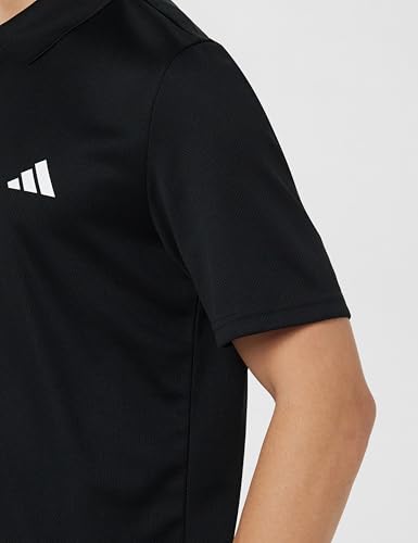 Image of adidas Men Polyester Geometric Regular Fit Polo Shirt