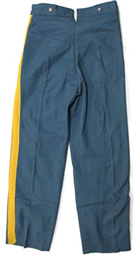 Military Uniform Supply U.S. Civil War Mounted Trousers - Sky Blue Yellow Stripe - 36