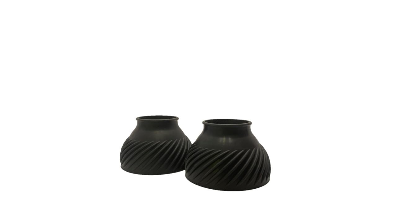 Thorocare Helo Bell Boots: Extra Large (XL). Heavy Duty Protection. Great for Turnout! Black