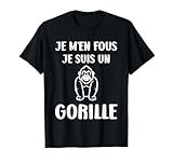 Humour Animaux Gorilles simple Cadeau Gorille