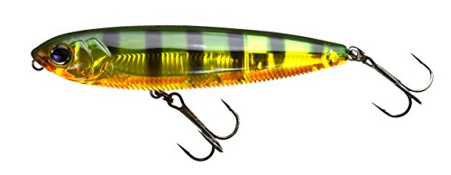 Yo-Zuri 3DB Pencil Topwater Lure, Prism Clown, 4-Inch