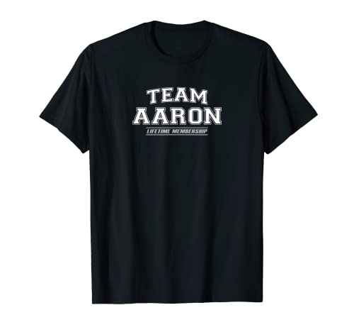 Team Aaron | Primer Nombre Family Reunion Camiseta