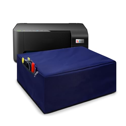 Image of ALIFIYA Nylon Dust Proof Washable Printer Cover for Epson L3252 / L3250 / L3210 / L3256 / L3215 All-in-One Ink Tank Color - Blue