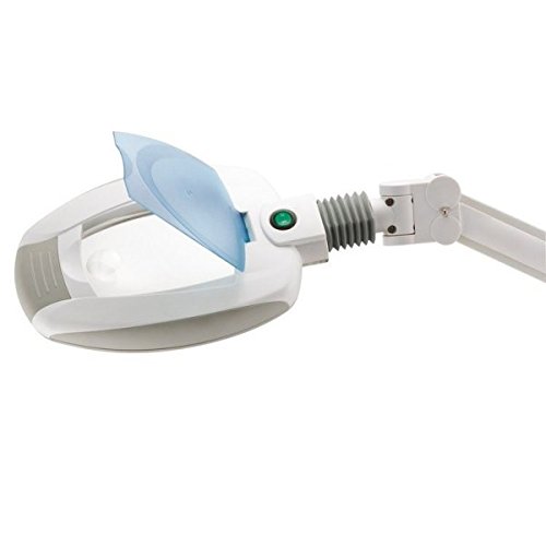 Lampe loupe LED professionnelle étau 5 dioptries Weelko (14 LEDS haute luminosité)