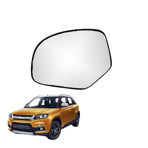 Image of Kylo Brezza (2015-2021) Passenger Side (Left Side) Car Side Mirror Glass /Tukdi /Sub Mirror Plate