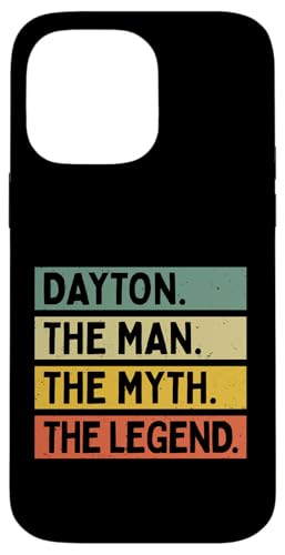 Dayton The Man The Myth The Legend �ʔ������� �J�X�^�}�C�Y�� �X�}�z�P�[�X iPhone 14 Pro Max �p
