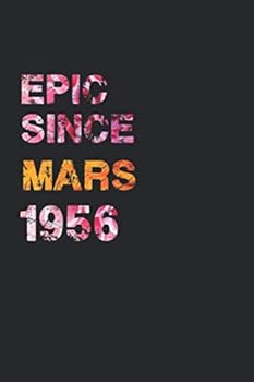 Epic since Mars 1956 : Awesome Ruled Notebook