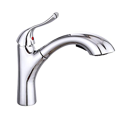 Robinet de cuisine eau chaude et froide contre les éclaboussures d'évier