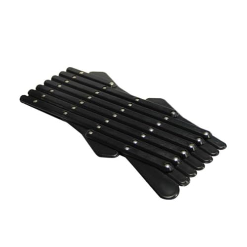MUCKLILY Recinto per Cani da Finestra Auto in Pp Nero, Protezione Finestrino per Cuccioli, Barriera Estensibile Facile da Riporre per Viaggi Sicuri in Macchina