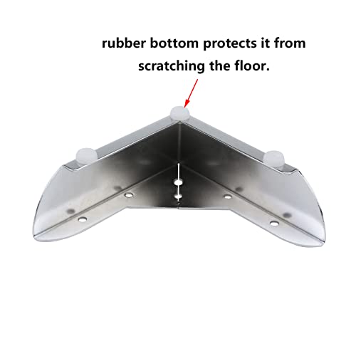 Antrader 4Pcs Minimalist Design Furniture Feet Metal Sofa Cupboard Cabinet Leg Replacement Parts #TOP2