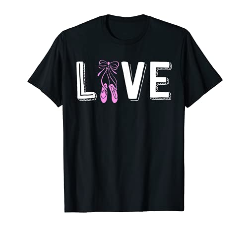 Love Ballet Camisas Para Niñas Mujeres Bailarina Regalo Danza Mamá Camiseta