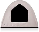 Knuffelwuff Hundehöhle Hundezelt Yucatan passend für Hundebetten, Hundematten, Hundekörbchen, Hundekissen XL 105 x 85 x 80cm Beige