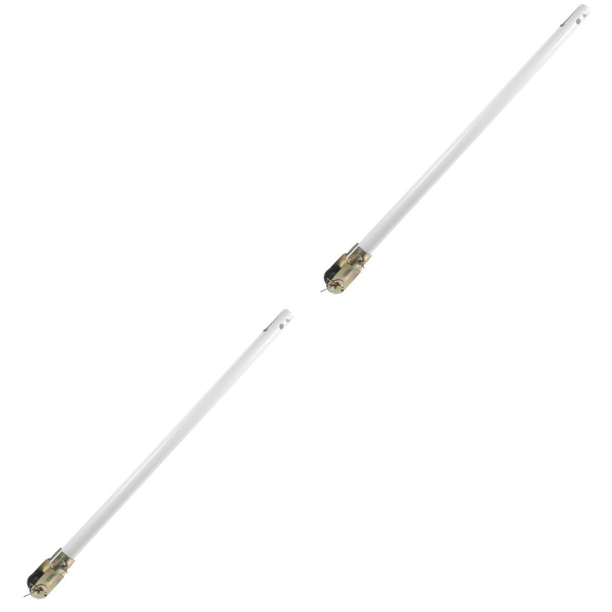 Gadpiparty 2ensembles Extension De Ventilateur De Plafond De Tiges Double Et Poulie Accessoire Pour Ventilateurs De Plafond Connexion Stable Et Hauteur Idéale