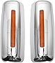 International Prostar Door Mirror Cover, Side Mirror Covers for International Prostar 2002 -2018 , Driver & Passenger Side, (Chrome,A Pair)