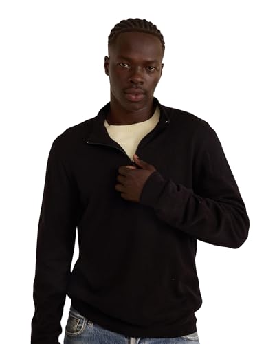 Men's Soft Knit Half Zip Sweater4