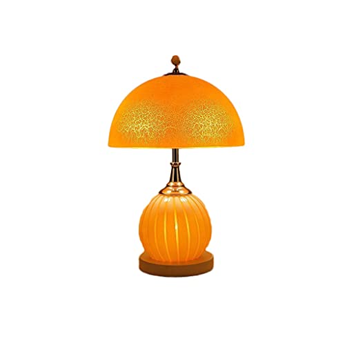 bedlampje Tafellamp Creatieve eenvoudige ijzeren nachtkastje lamp moderne glazen nachtkastlampen geschikt for woonkamer en slaapkamer decor beste decoratie (Color : A)