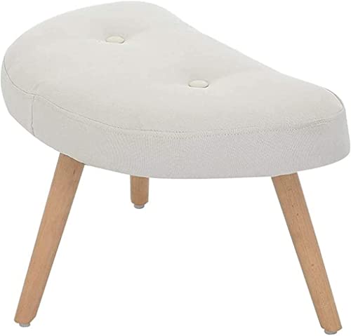 Cambiar zapato taburete blanco cómodo para el recibidor y pasillos estrechos 2