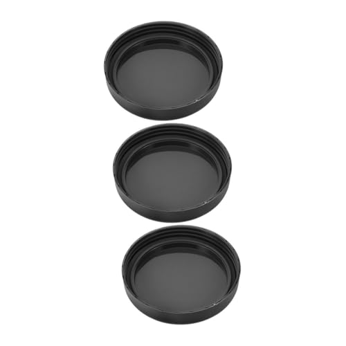 Ciieeo 3pcs Resealable Lids for Juicer and Flat Cups Leak Sealing Covers Compatible with Various Containers for Freshness and Versatile Kitchen Use