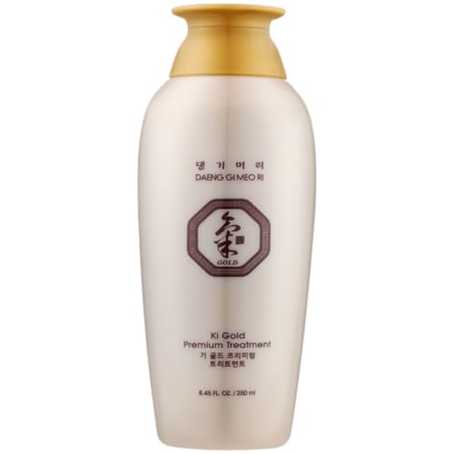 Traitement Ki Gold Premium contre les cheveux secs et cassants flacon 250 ml