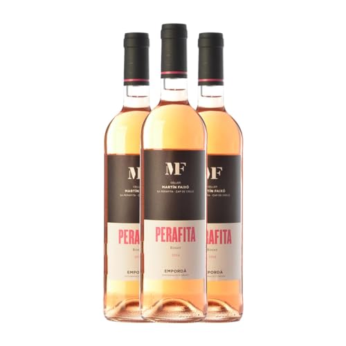 Martín Faixó MF Perafita Rosat Empordà 75 cl Vino rosado (Caja de 3 Botellas de 75 cl)