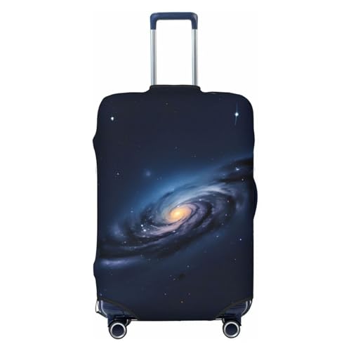 Universe Milky Way Galaxy Print Luggage Suitcase Cover Protector Luggage Washable Covers With Concealed Zipper