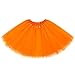 Orange Tutu for Women Adults Halloween Tutu Adult Tutus for Women Plus Size Tulle Skirt Orange Accessories Fluffy Skirt